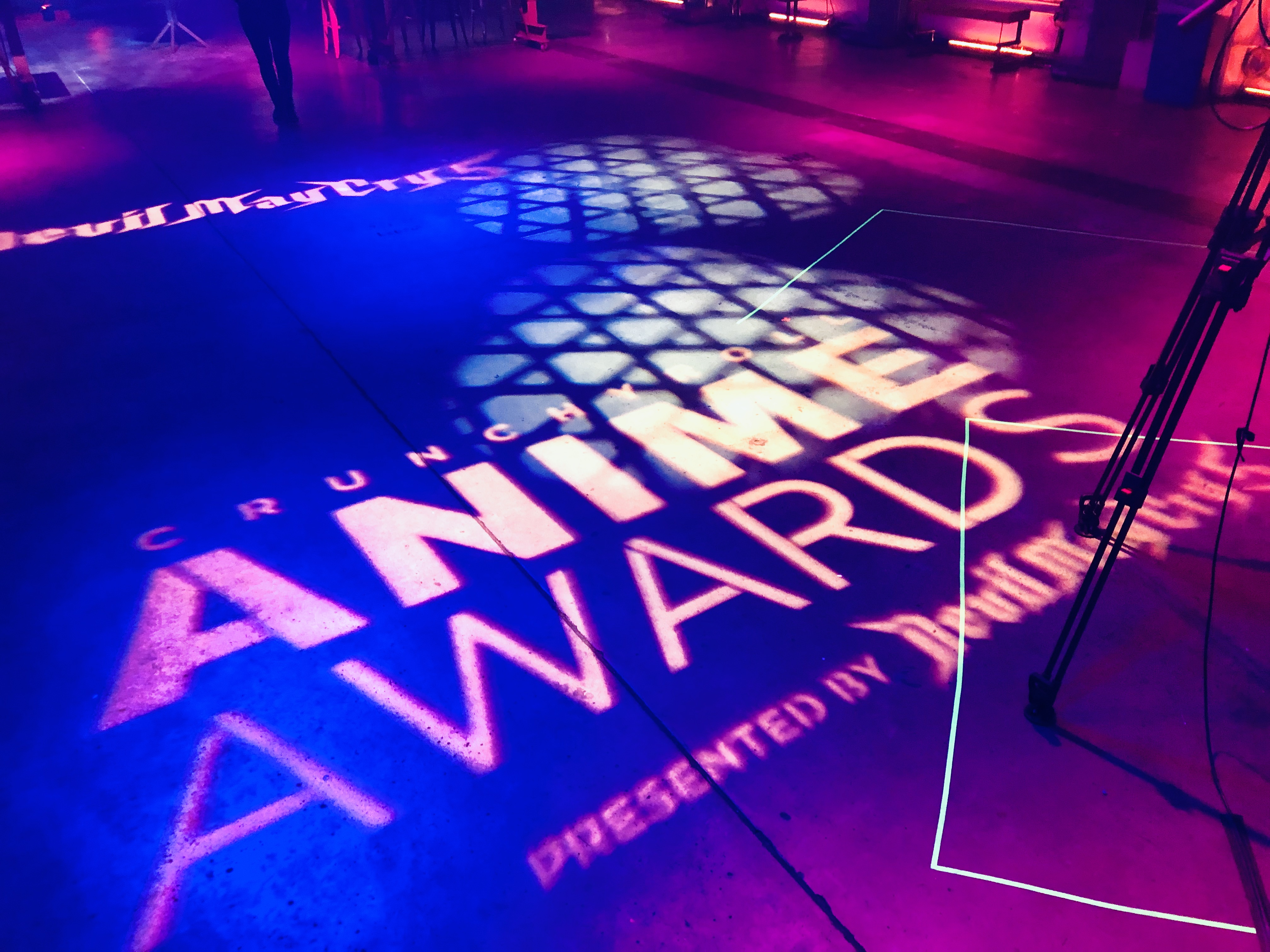 Carlos Azucena at anime awards event